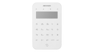 Keypad to control alarm panel